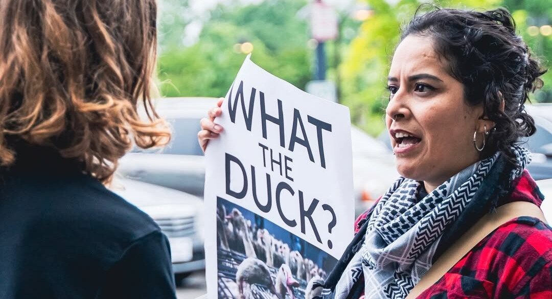 Foie Gras protest